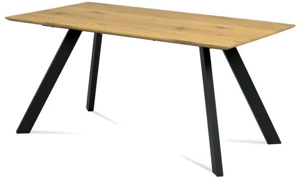 Sconto Jedálenský stôl ARON divoký dub/čierna