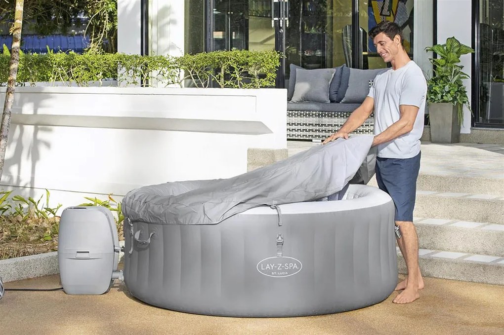 BESTWAY Lay-Z-Spa St. Lucia AirJet Vírivka, 170 x 66 cm, 2-3 osoby 60037