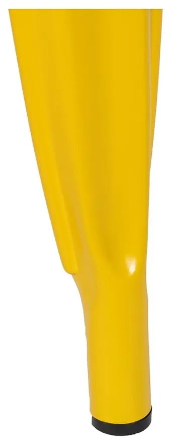 Žlté kovové jedálenské stoličky v súprave 2 ks – Ixia