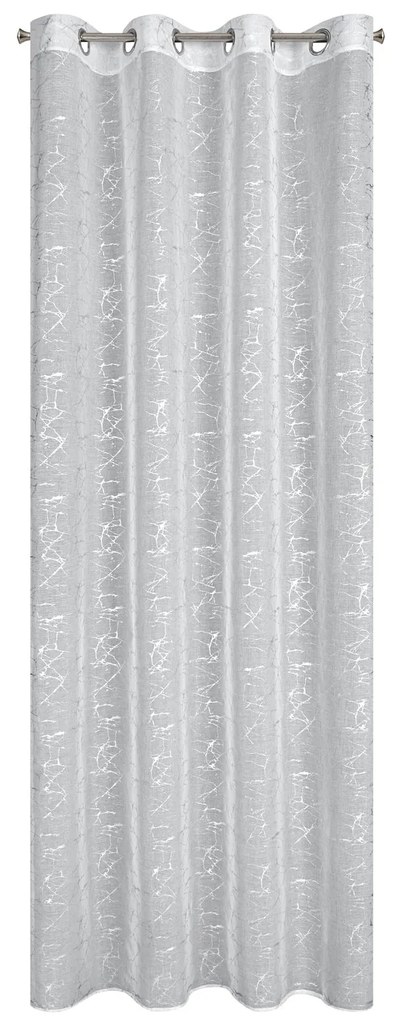 ZÁCLONA NA KRÚŽKOCH REVA 140X250 CM VZOROVANÁ