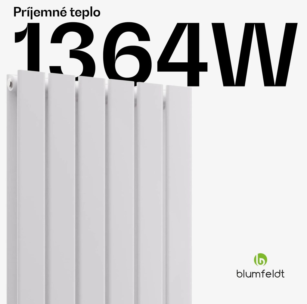 Blumfeldt Ontario radiátor 180x45 Výkon 1364 W