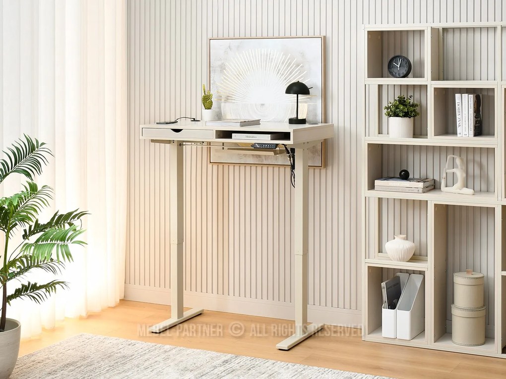 PC stolík s nastaviteľnou výškou Occott 100 (krémová). Akcia -15%. Vlastná spoľahlivá doprava až k Vám domov. 1135610