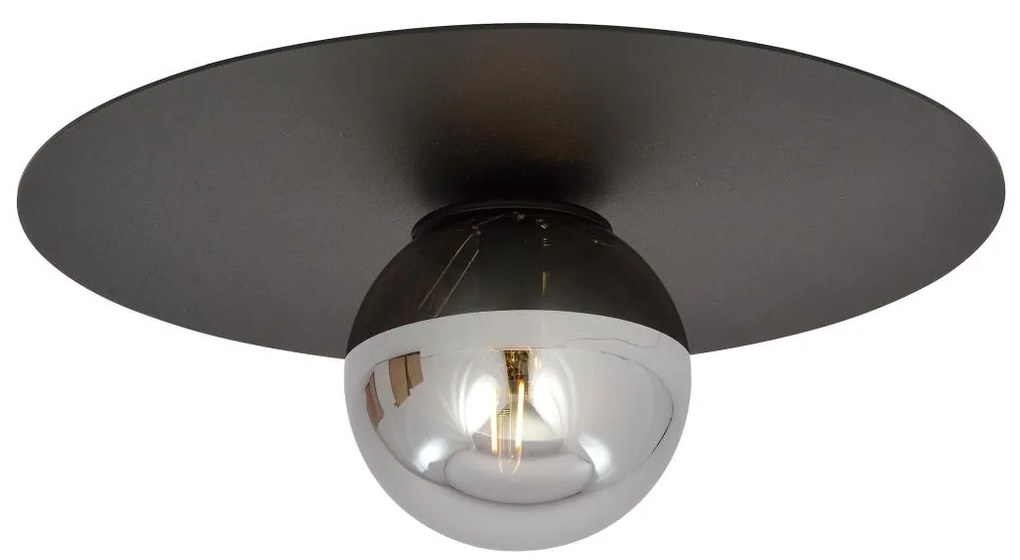 Stropné svietidlo SOLAR 1xE14/10W/230V čierna/šedá