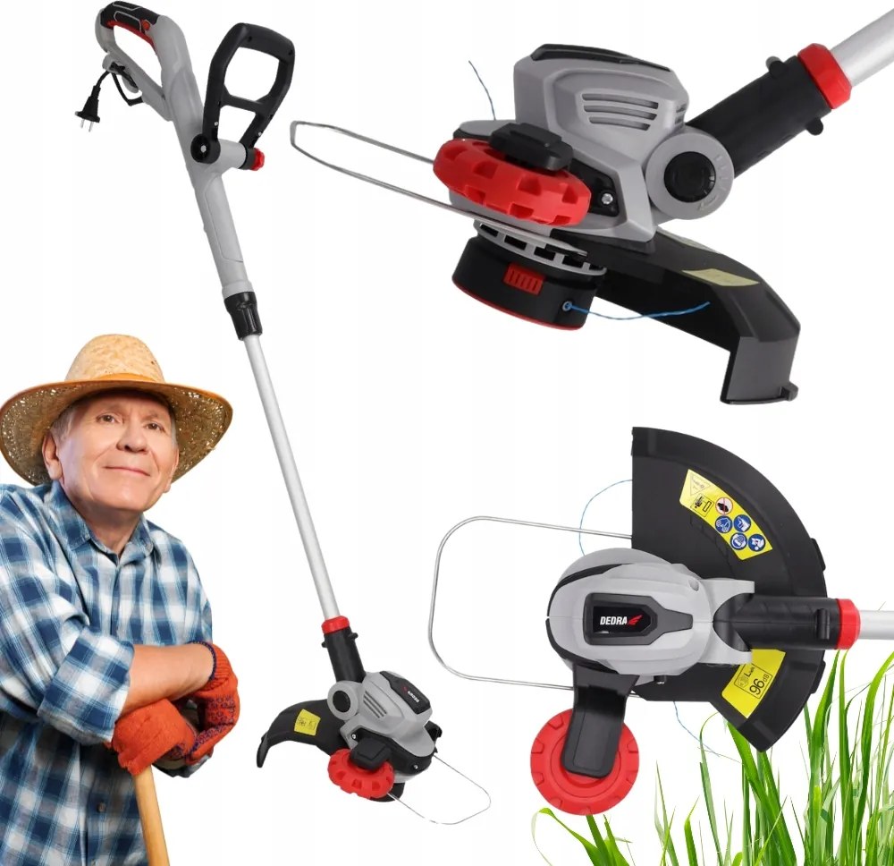 Mocná elektrická kosačka Dedra, kosačka na Travu, záhradná kosa, Ľahká