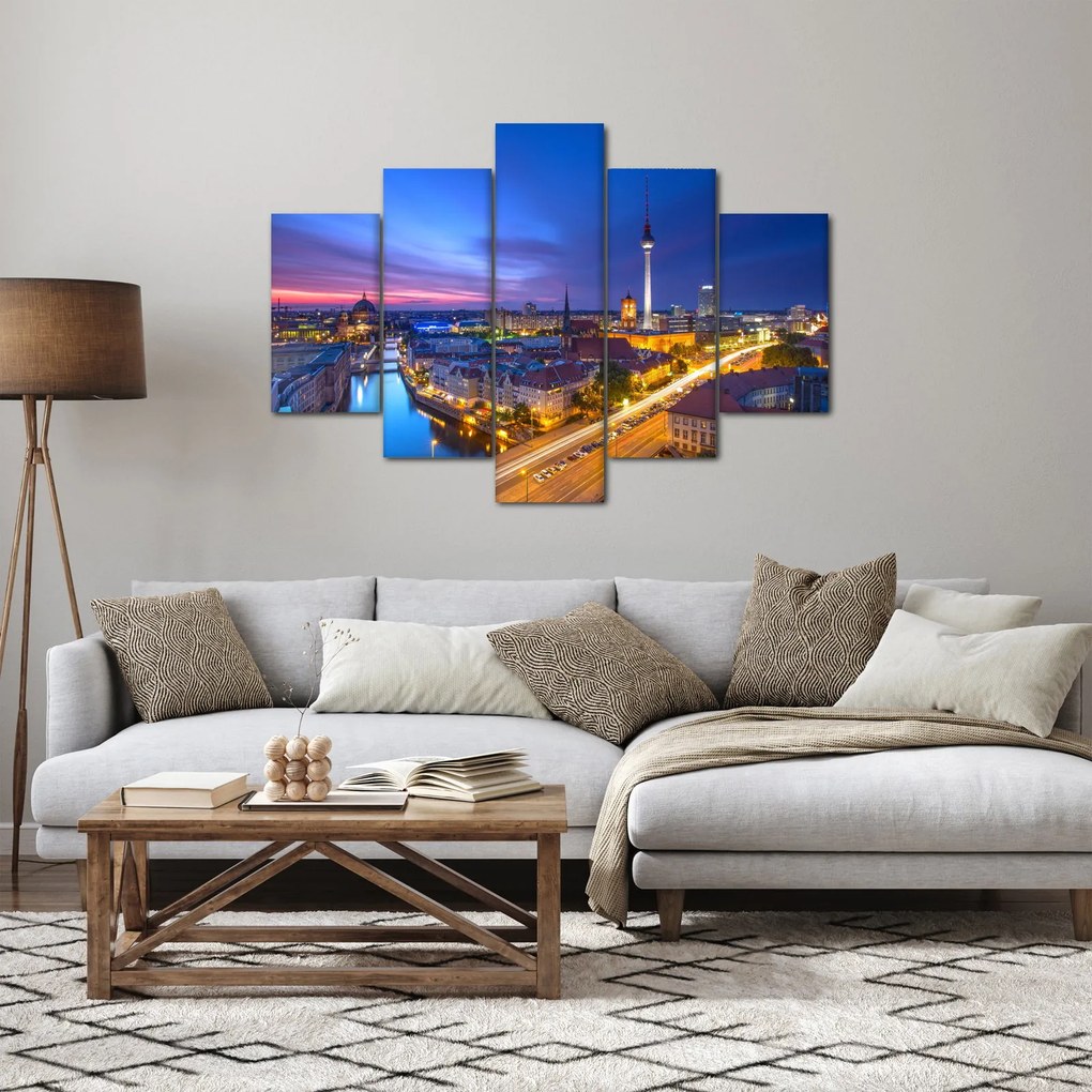 Obraz - Modré nebo nad Berlínom (150x105 cm)