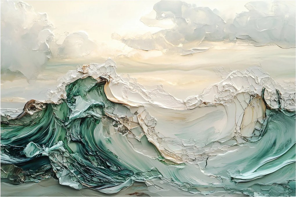 Obraz - 3D abstrakcie mora (90x60 cm)