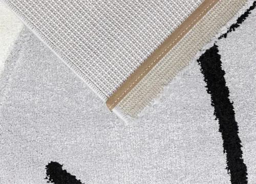 Koberce Breno Kusový koberec AMIGO 323/silver, sivá, viacfarebná,120 x 170 cm