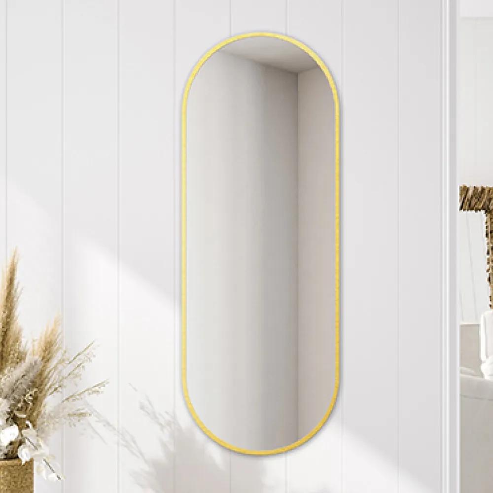 Zrkadlo Zeta SLIM Gold Rozmer zrkadla: 50 x 120 cm