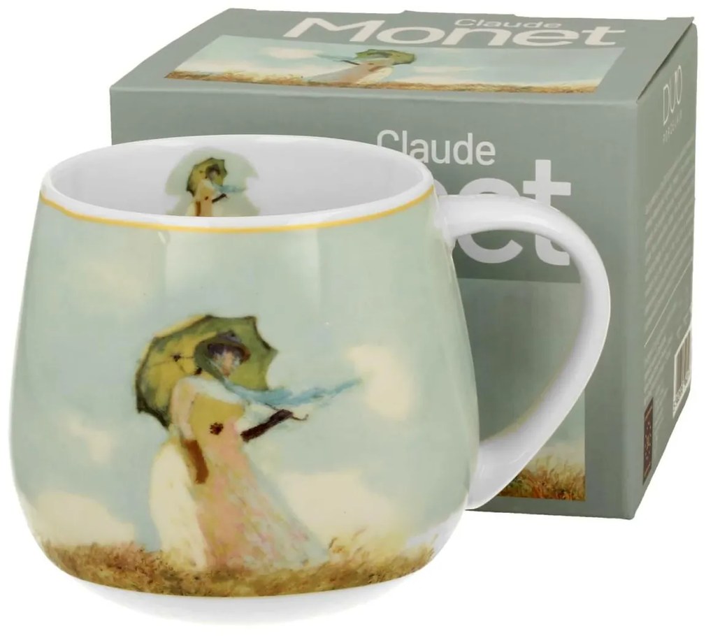 Porcelánový hrnček Monet Woman with Parasol 430 ml