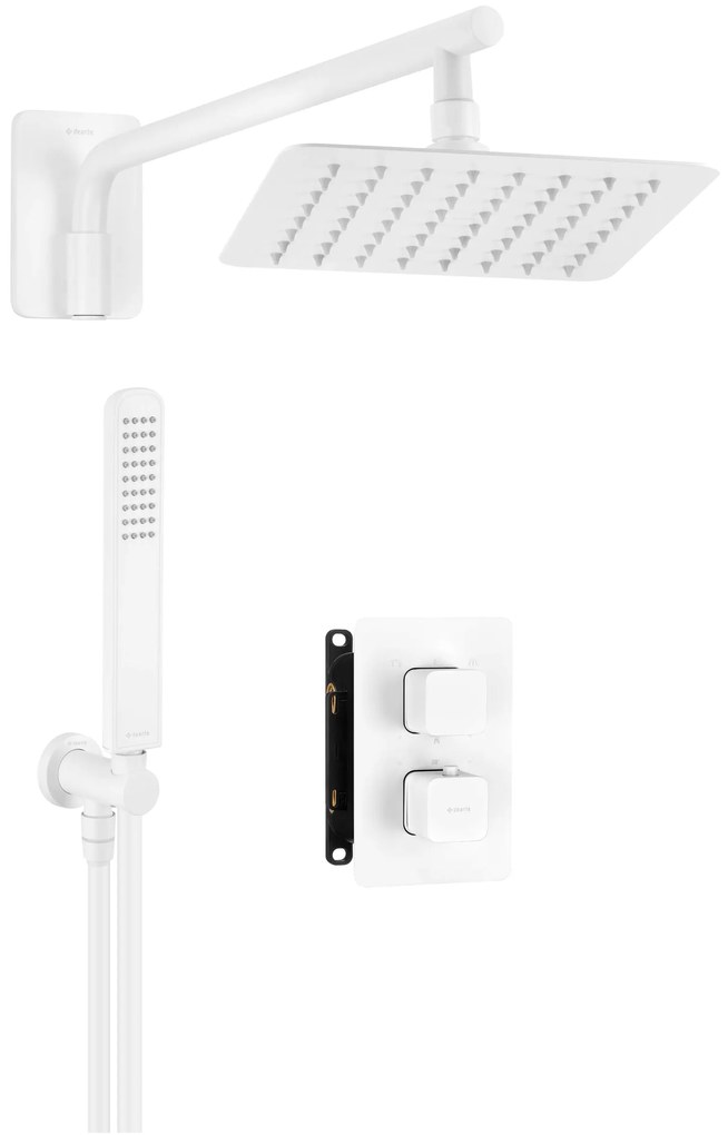 Deante Deante, podomietková termostatická sprchová zostava + BOX, biela, BXYZAECT