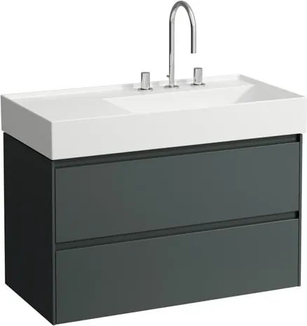 Laufen LANI skrinka pod umývadlo 88x45x51,5 cm mdf sivá H4039621122661