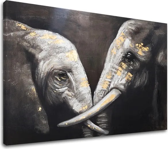 Obraz na plátne  SLONY 1 dielny XOBCHAN083