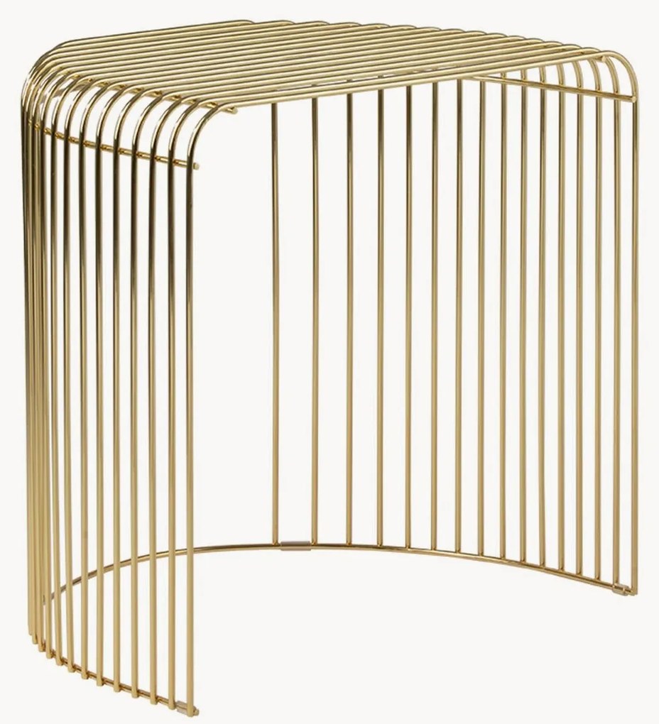 Kovový pomocný stolík Curva