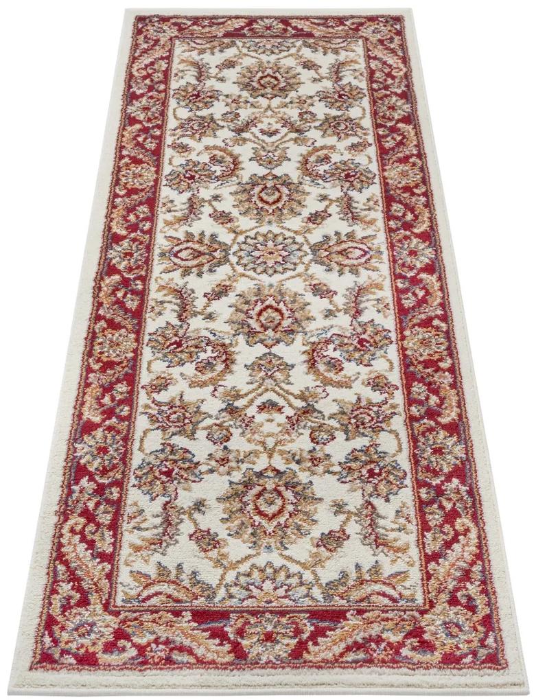 Hanse Home Collection koberce Kusový koberec Luxor 105643 Reni Cream Red - 80x240 cm