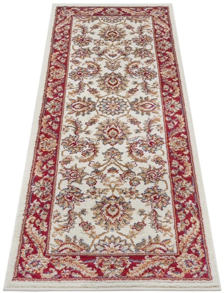 Kusový koberec Luxor 105643 Reni Cream Red, 57x90, červená, obývacia izba, Hanse Home