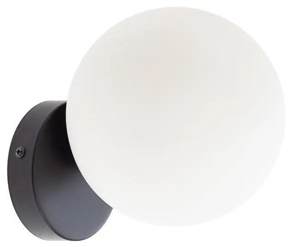 Redo 01-2714 - Nástenné svietidlo VOLLEY 1xE14/28W/230V čierna