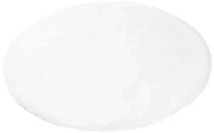 Koberec RABBIT FUR biely kruh