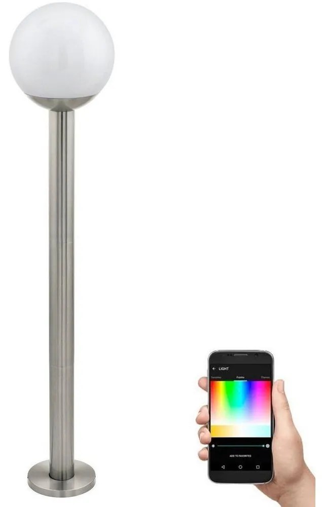 Eglo 900267 - LED RGB Stmievateľná vonkajšia lampa 1xE27/9W/230V 2700-6500K IP44