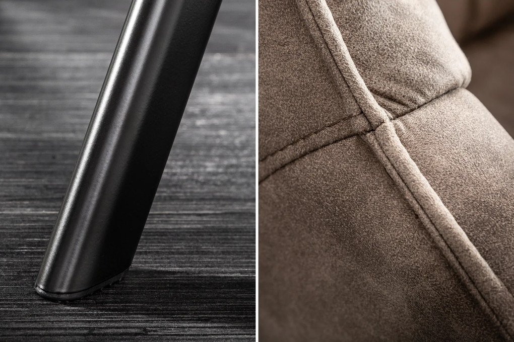 Stolička The Dutch Comfort taupe lakťová opierka