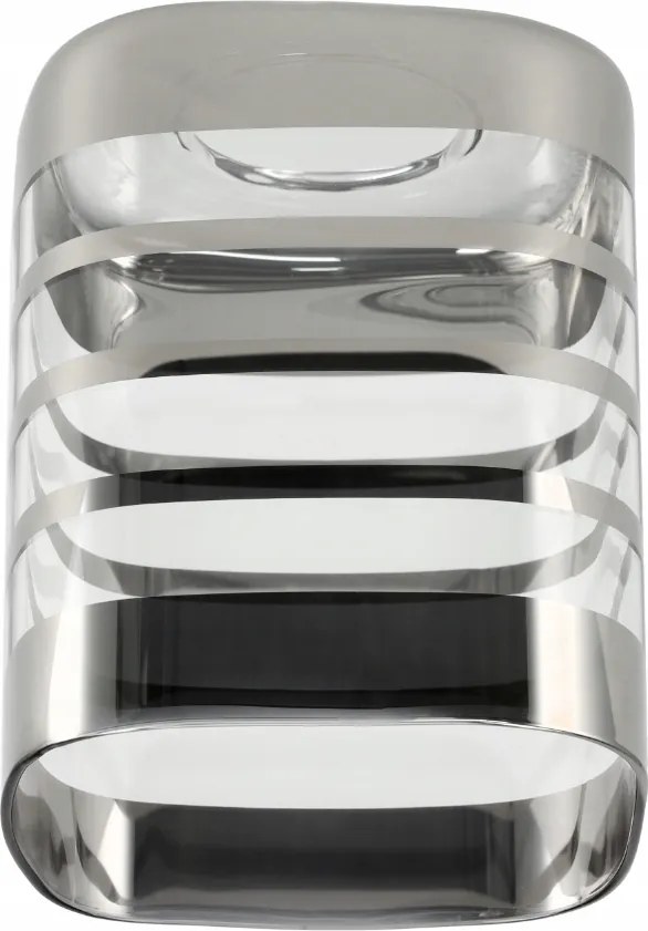 Sklenené tienidlo OBDĹŽNIKOVÉ HORIZONTÁLNE PRUHY