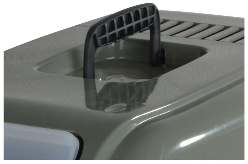 Kaki mačací záchod 39x57 cm – Love Story