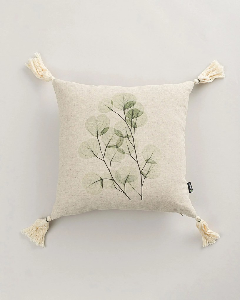 Obliečka na vankúš Eucalypta Tassel 45x45 cm