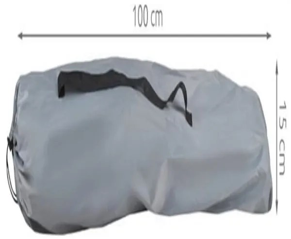 Malatec 2300 Záhradná a kempingová stolička čalúnená šedá