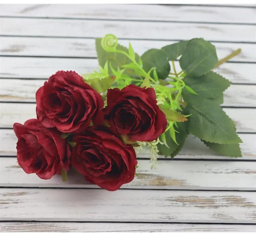 kytica ruží mini 32 cm, červená
