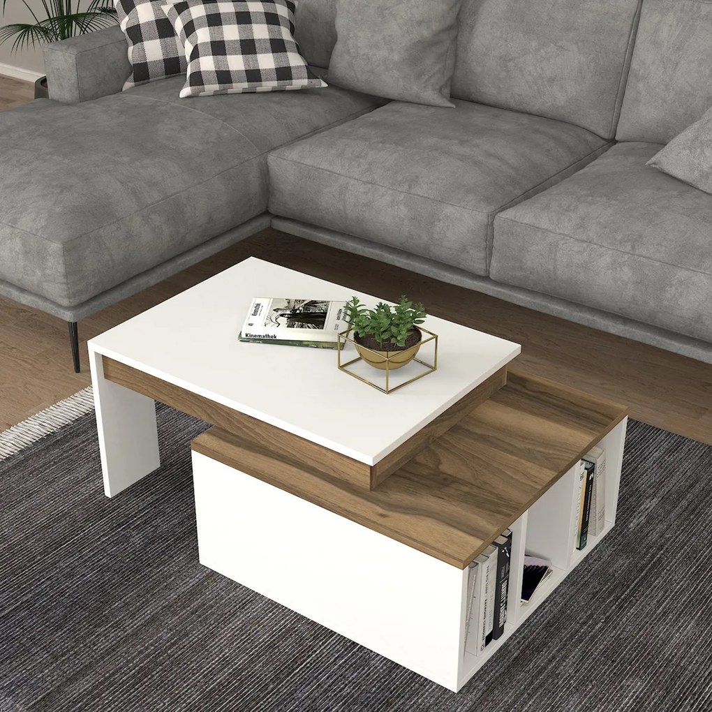 Konferenčný stolík Kolarado White Walnut