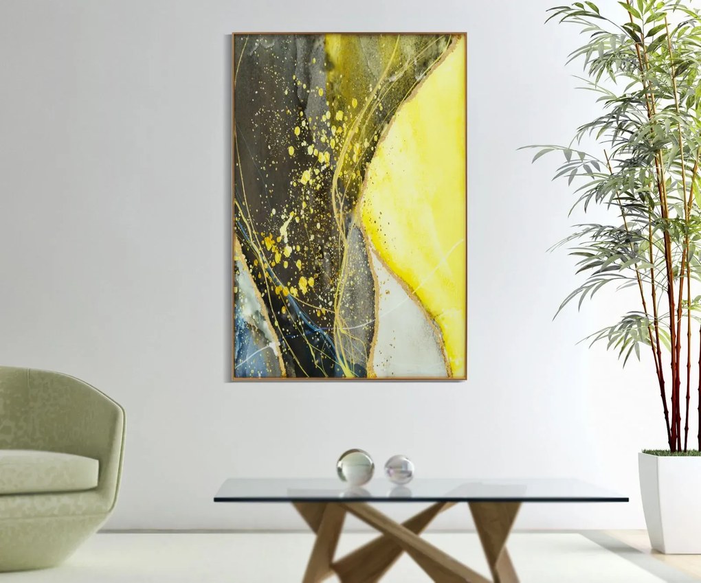 Obraz Sunny 80x120 cm žltý
