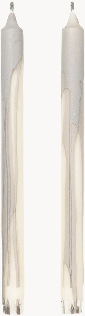 Ručne vyrobené dlhé sviečky's efektom kvapkania Dryp, 2 ks