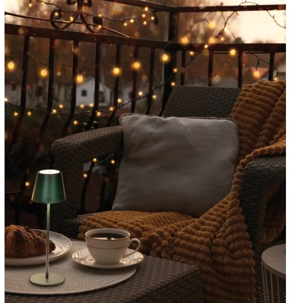 Kanlux 36320 - LED Stmievateľná stolná lampa INITA LED/1,2W/1800 mAh IP54 zelená