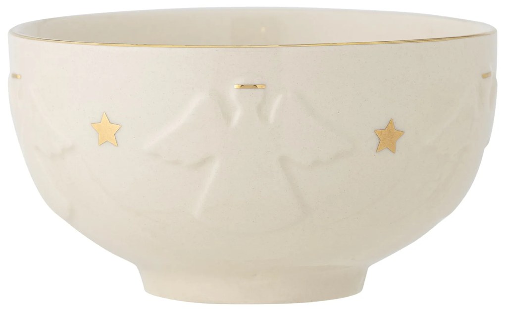 Bloomingville Kameninová miska Starry White 500 ml