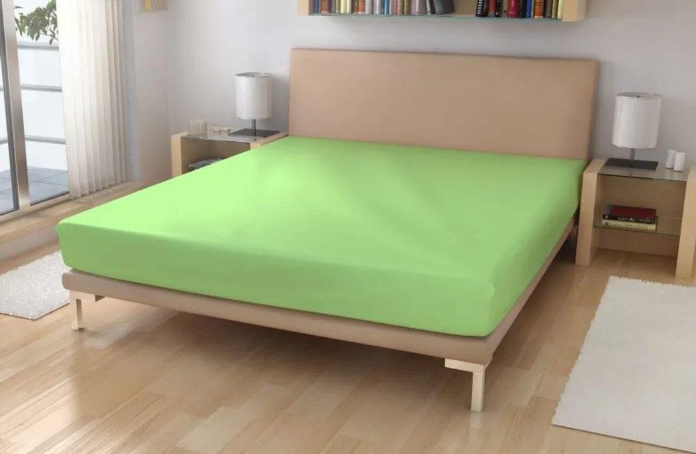 Polášek Jersey plachta s elastanom - Biela | 140 x 200 cm