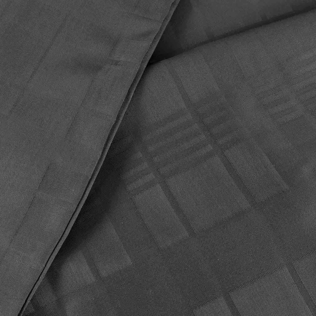 SATÉNOVÉ OBLIEČKY MARSELA EXCLUSIVE 200X220 CM, 2KS 70X80 CM TMAVOSIVÉ