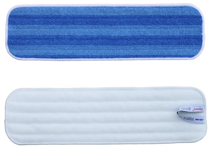 Mop na suchý zips Premium, 47 cm - mikrovlákno, modrá