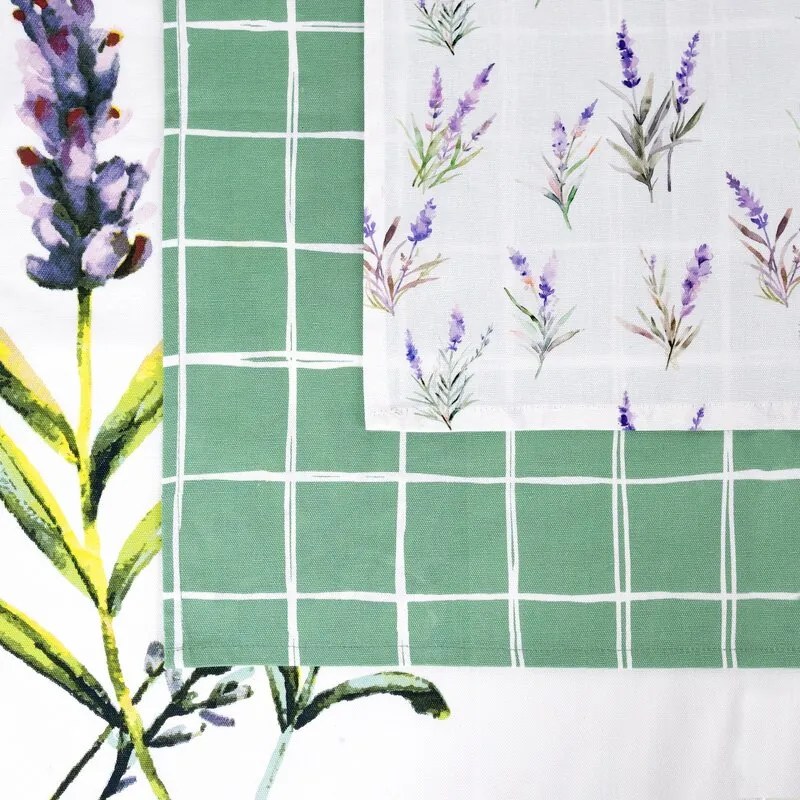 Dekorstudio Sada 3-dielných kuchynských utierok LAVENDER 50 x 70 cm