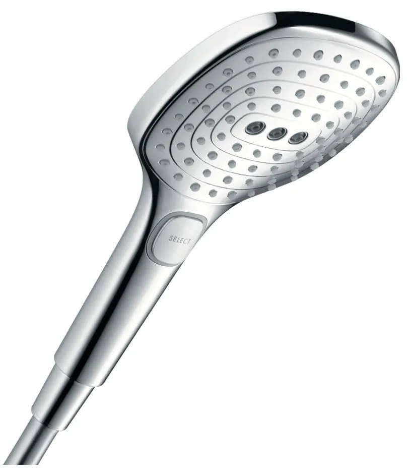 Hansgrohe Rain Select SET, čierna - chróm