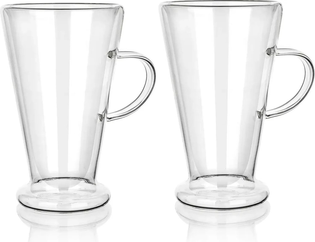 Banquet Doblo dvojstenné sklenené hrnčeky 400 ml 2 ks