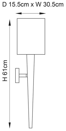 Endon 56706 - Nástenné svietidlo MORETO 1xE14/7W/230V lesklý chróm/šedá