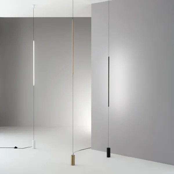 Ideal Lux - LED Stojacia lampa FILO LED/14W/230V 3000K CRI 90 čierna