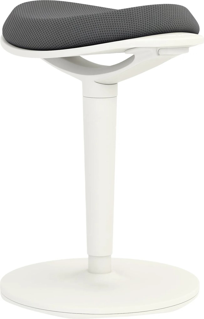 HOMCOM Sedenie Stolička, Ergonomická Kancelárska Stolička, Nastaviteľná Výška 56,5-71,5 cm, Otočná Stolička do Kancelárie, Študovne, Sieťovina, Šedá |