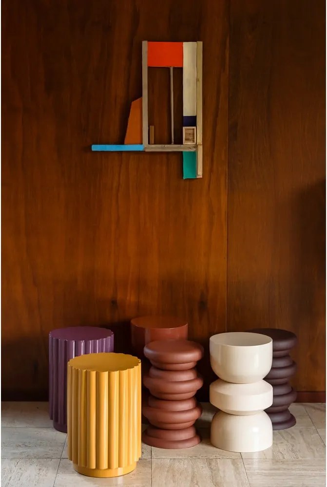 Okrúhly odkladací stolík ø 32 cm Camila – Dutchbone