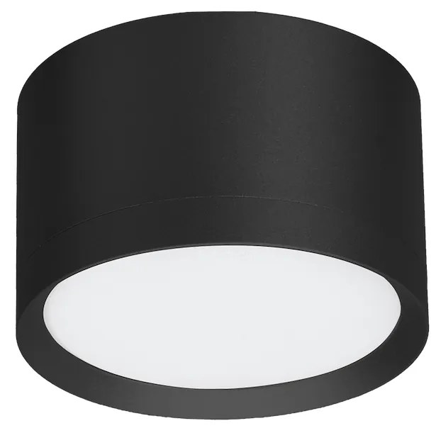 EUlight Stropné svietidlo Cyklop, 1x čierne kovové tienidlo