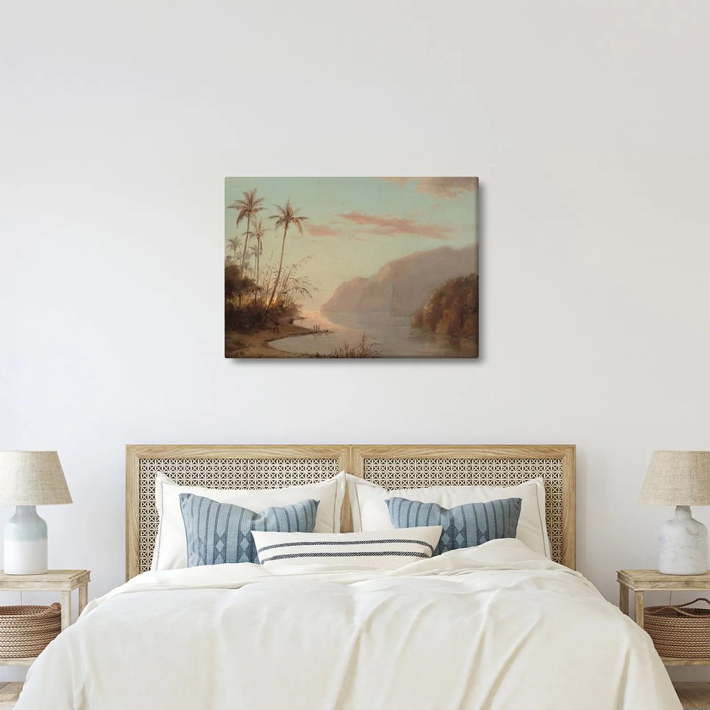 Obraz - Camille Pissarro, A creek in st. Thomas (Virgin Islands), reprodukcia (70x50 cm)