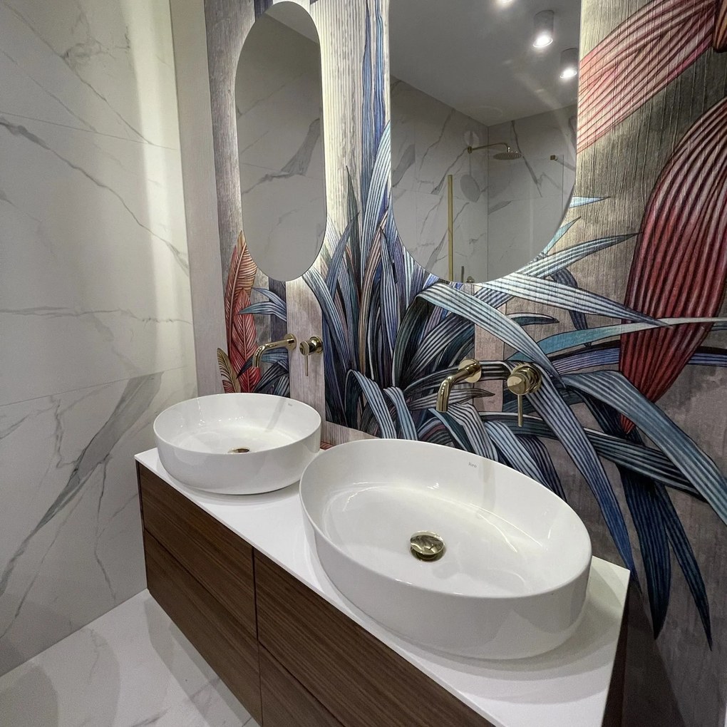 Rea Queen umývadlo na dosku 55 x 42 cm, biela, REA-U1223