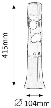 Rabalux Maršál Lávová lampa 4109