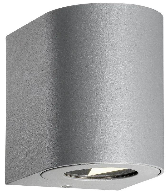 CANTO 2 |  dizajnová vonkajšia nástenná lampa IP44 Farba: Sivá