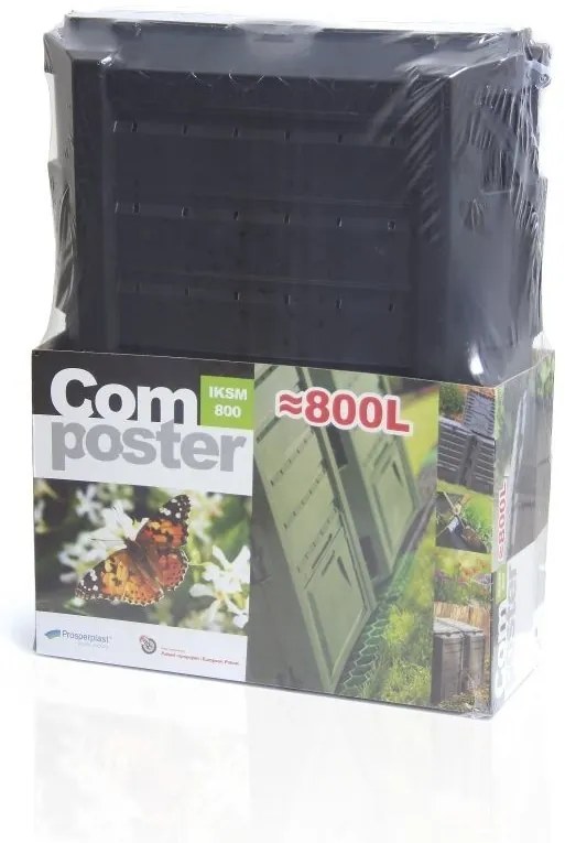 Záhradný kompostér Module Compogreen 800L čierny