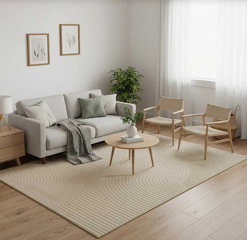 TZ Béžový obdĺžnikový geometrický koberec Strado Polo Path Camel vzor pruhy Rozmer: 160x230 cm